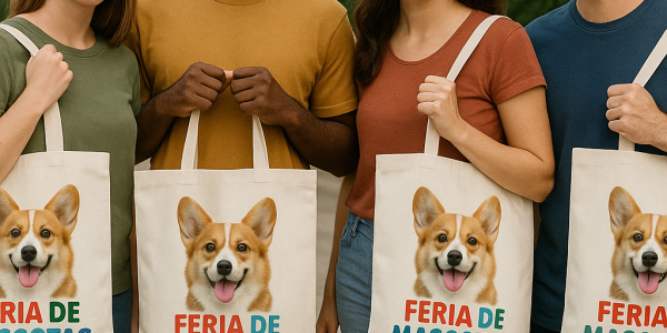 Estampación Textil, Bordados e Impresión DTF · Bolsas de algodón / tote bags